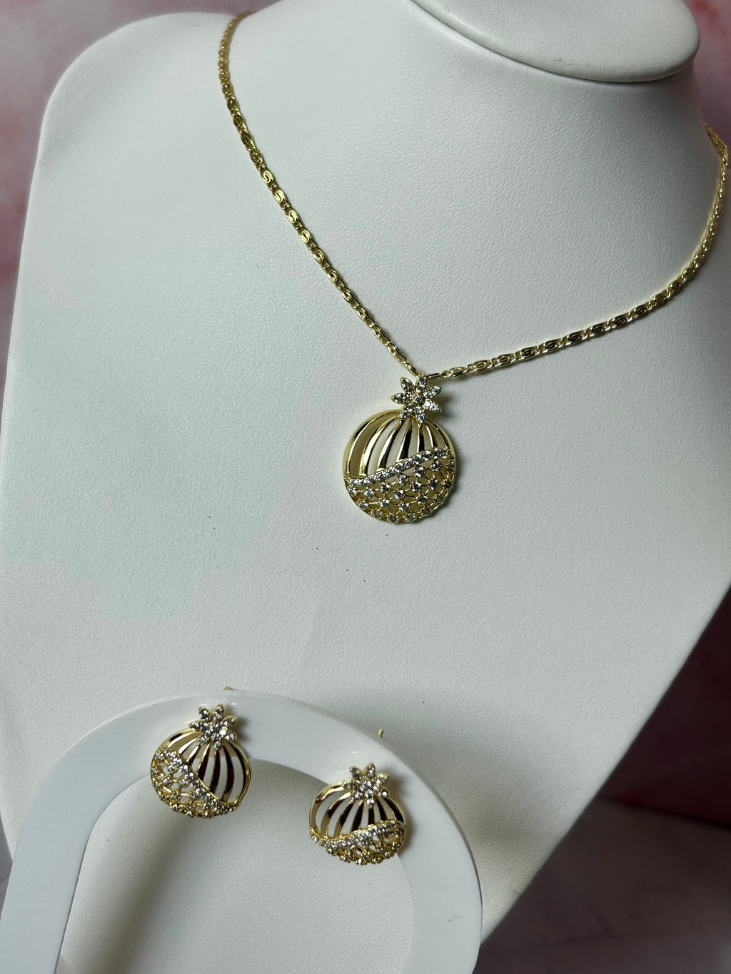 Set Piñaliz Oro laminado