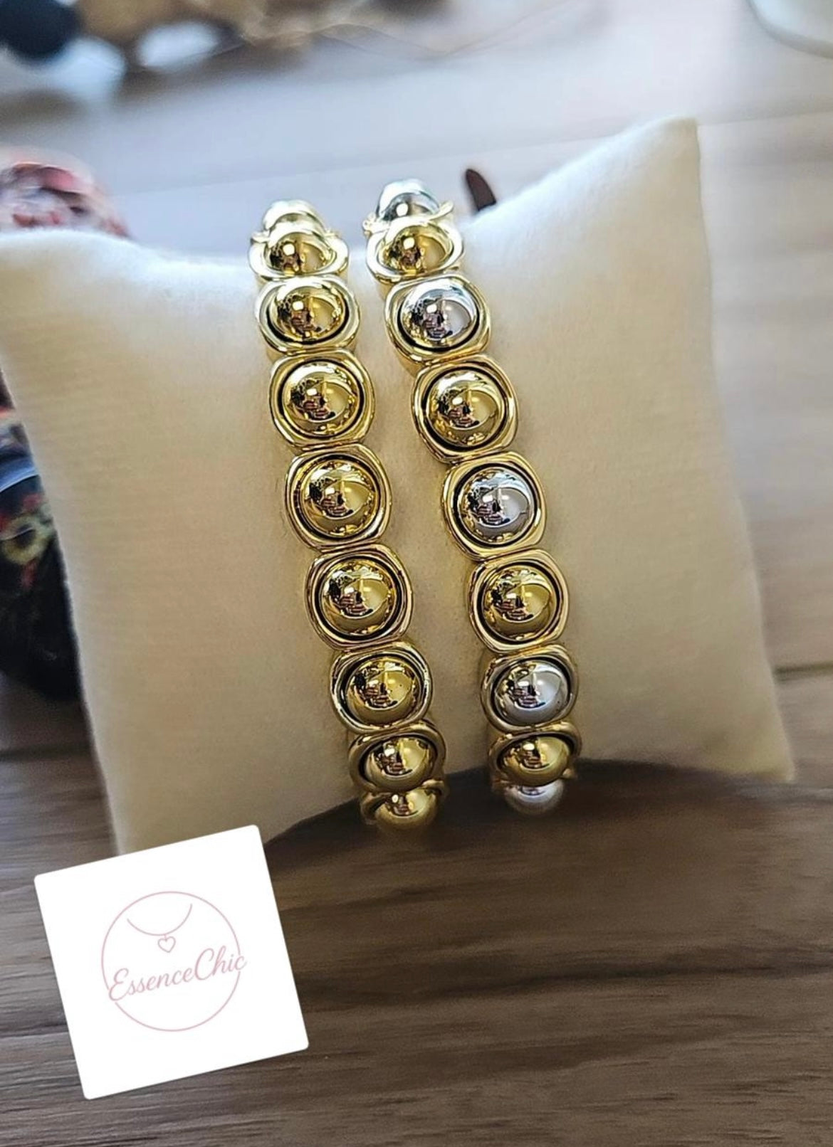 Set 2 brazaletes Esferas ✨