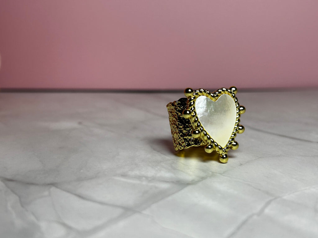 Anillo Destello Corazón ✨