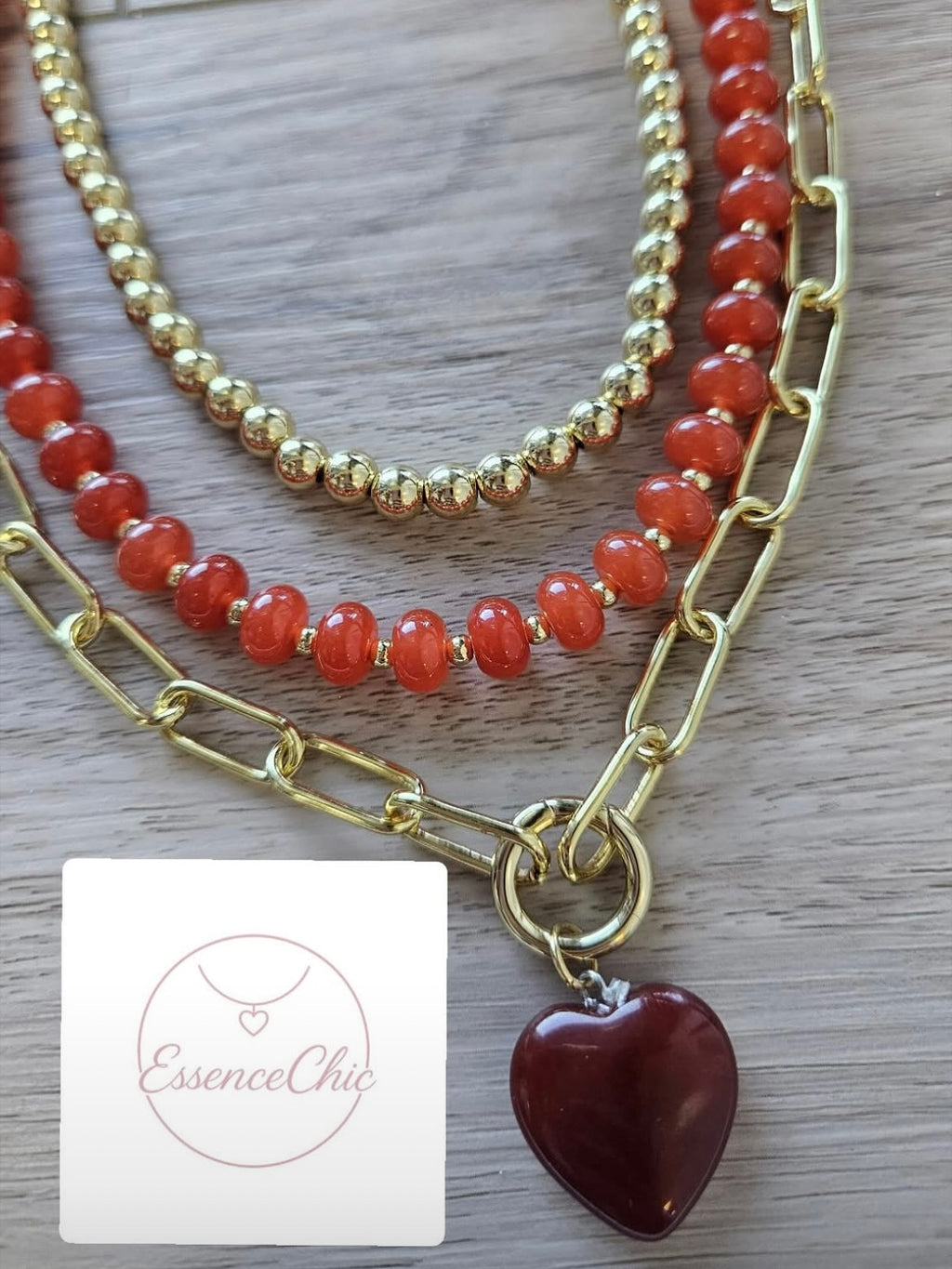 Collar Sunset Heart ✨