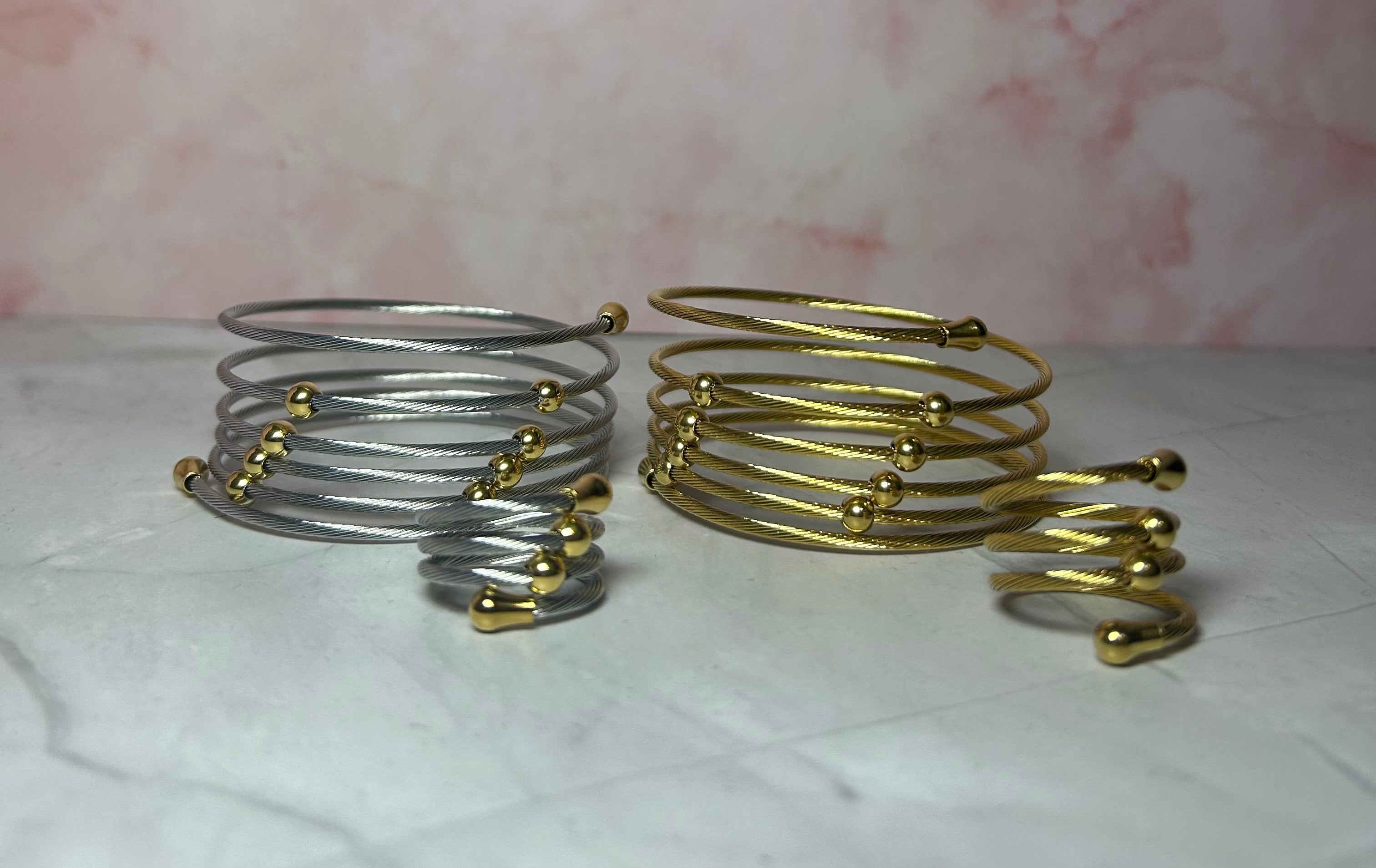 Set Anillo y Brazalete Multicapa Elegance ✨