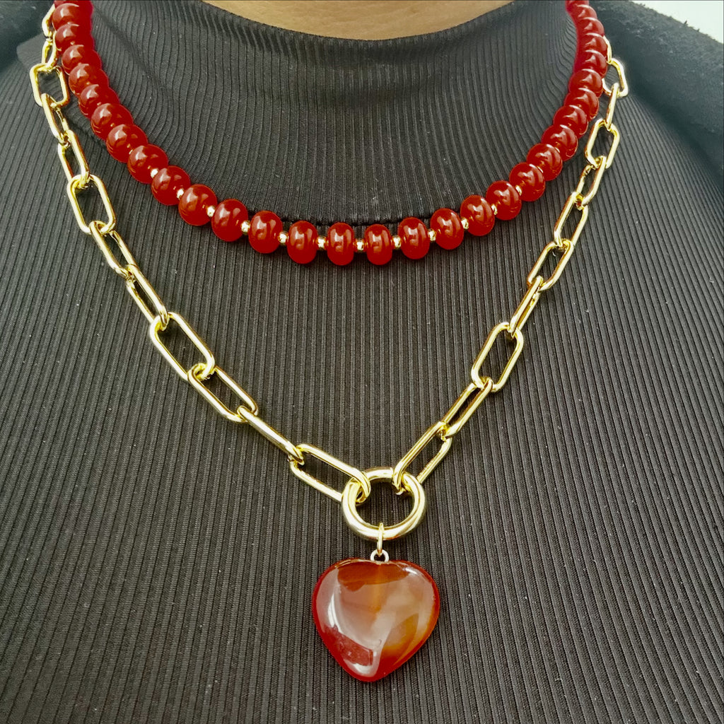 Collar Sunset Heart ✨