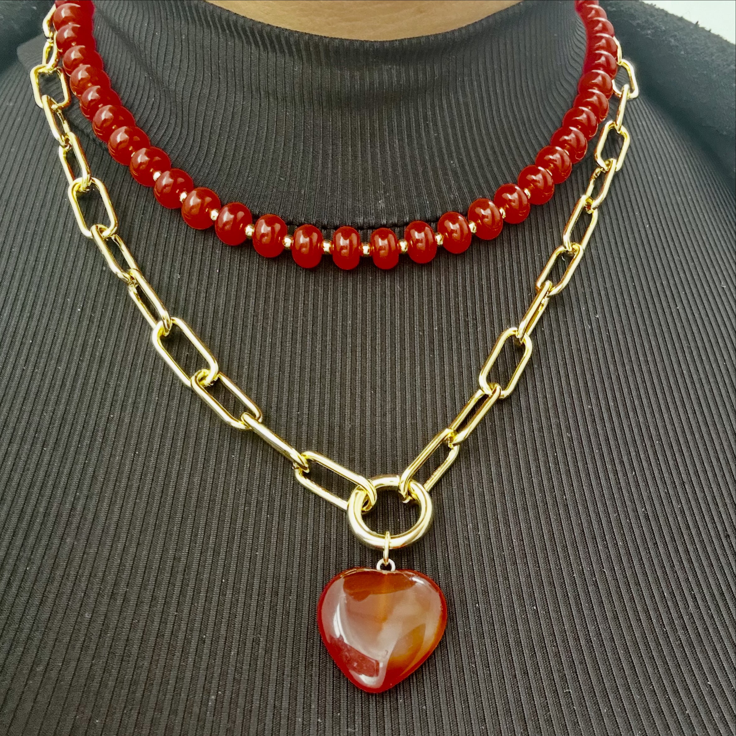 Collar Sunset Heart ✨