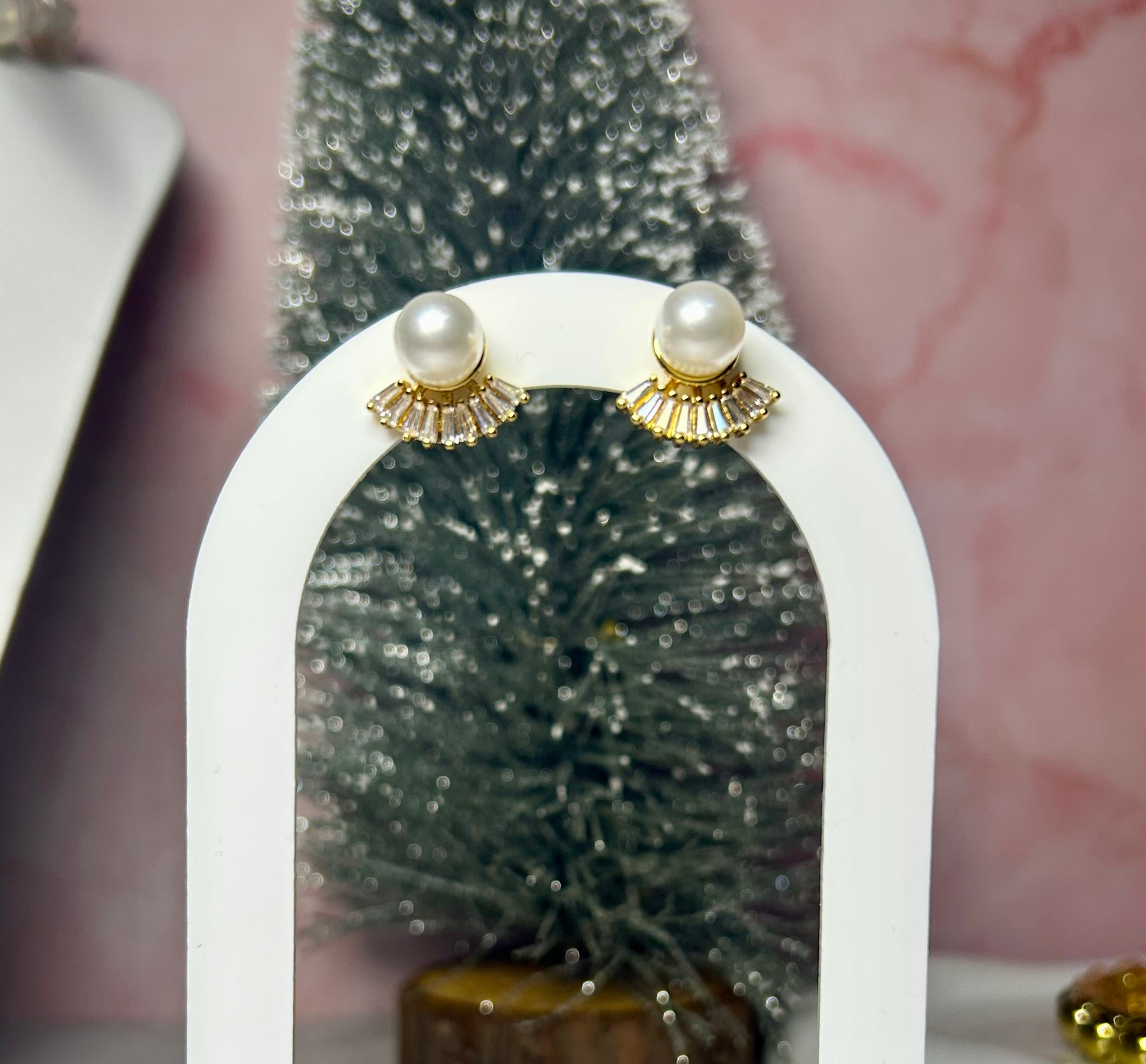 Aretes Perla Royal Shine ✨