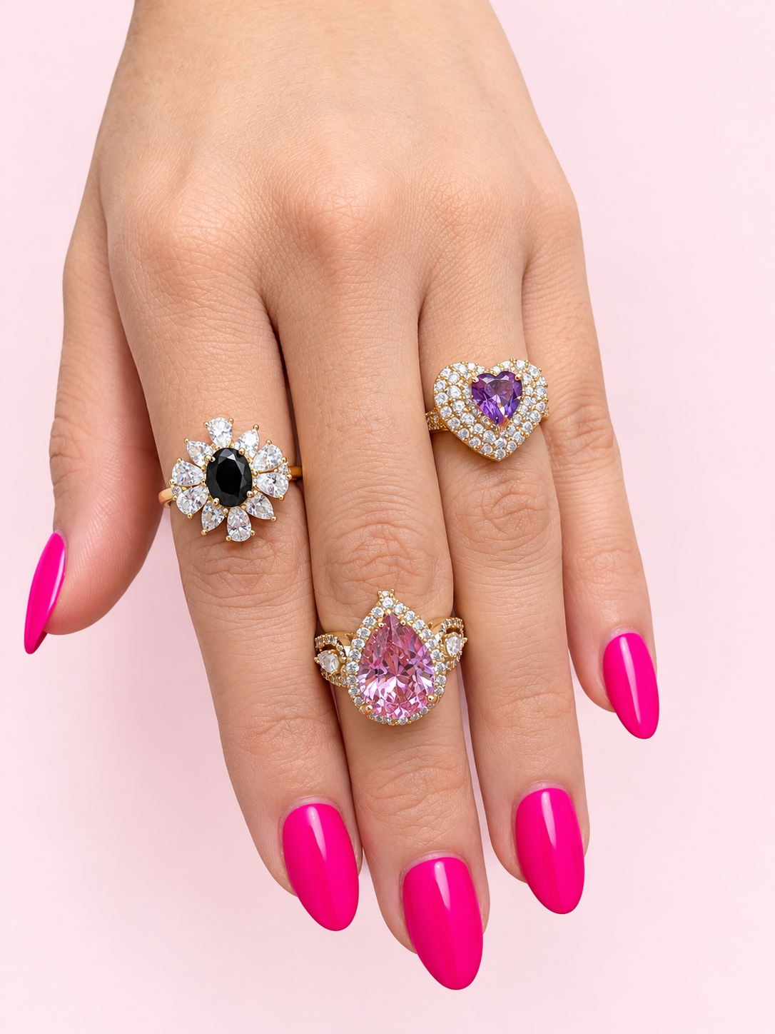 Anillo Princess Rosa
