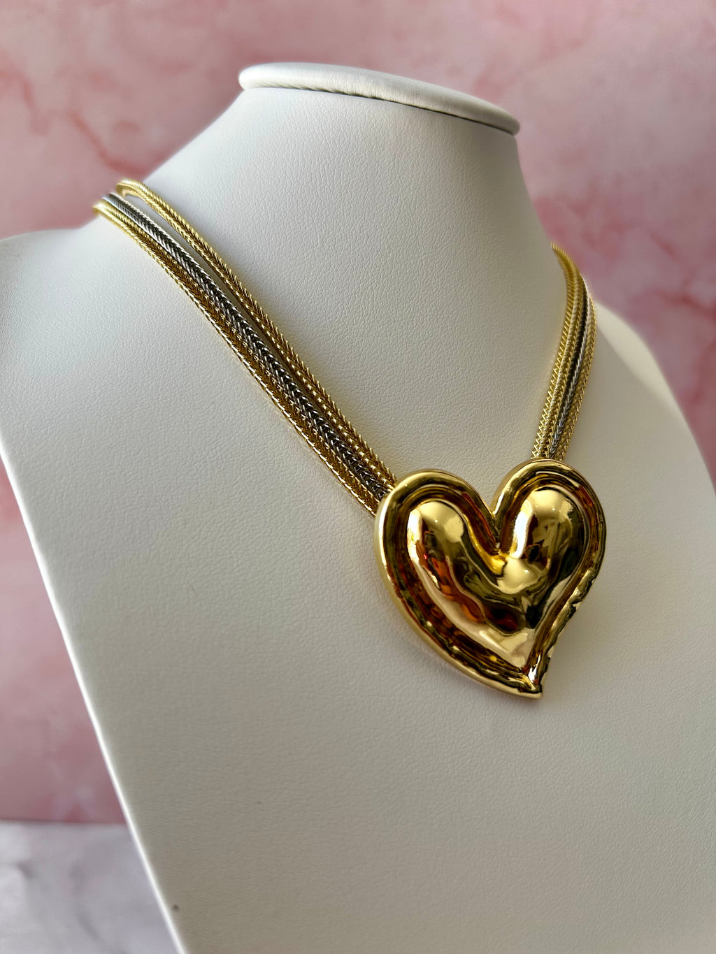 Collar Corazón DuoColor ✨