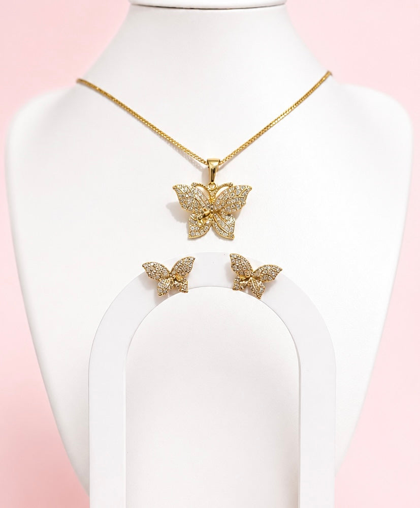 Set Aretes y Collar Mariblin