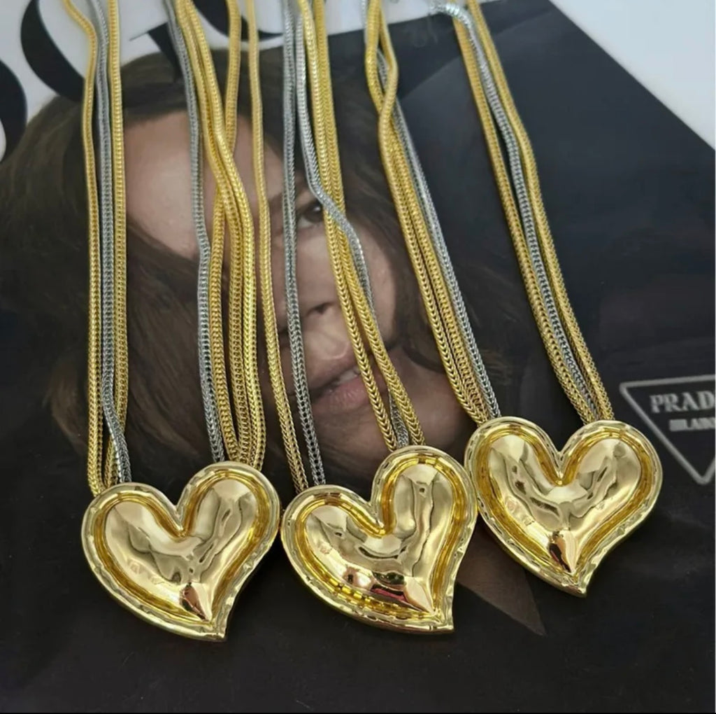 Collar Corazón DuoColor ✨