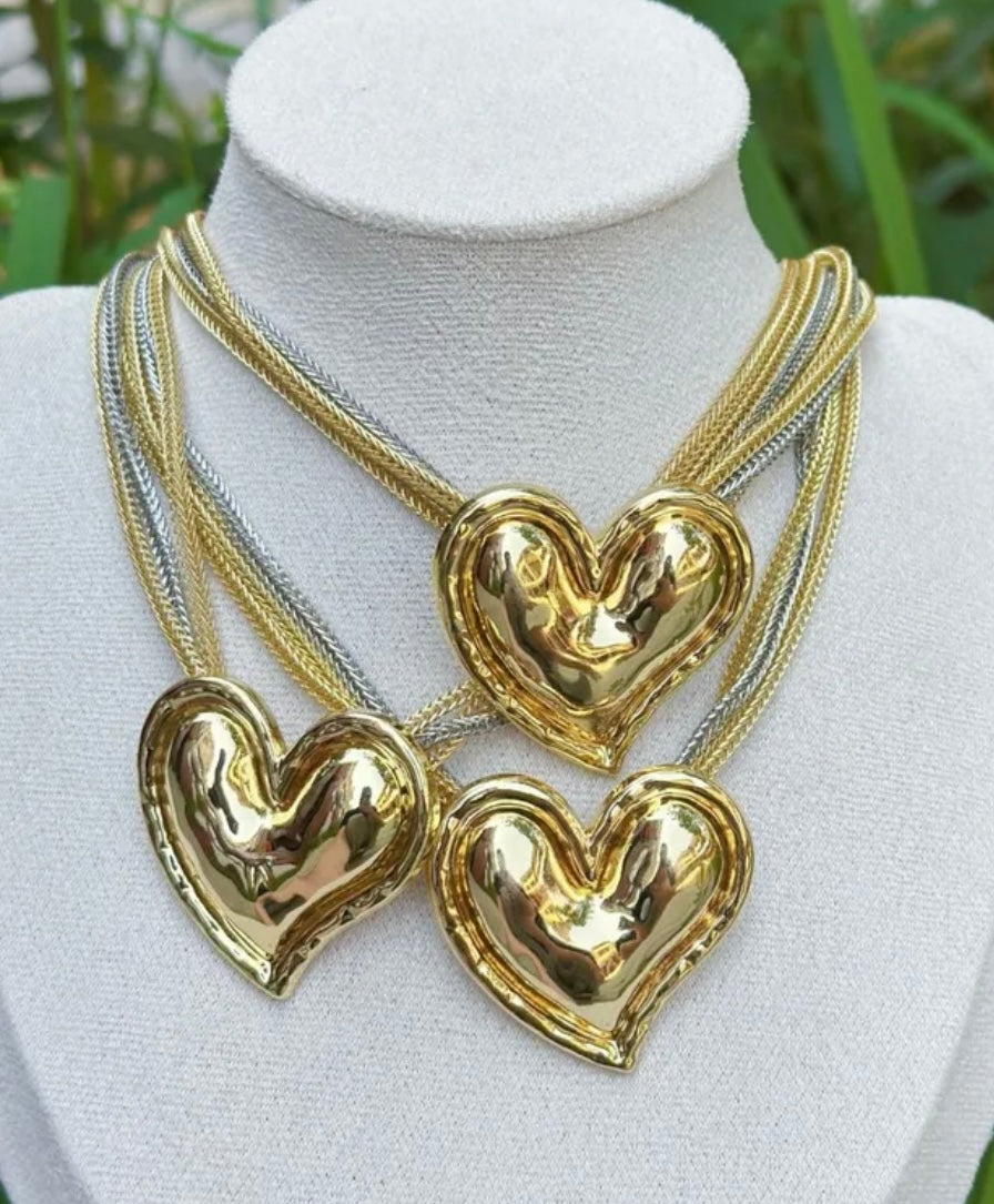 Collar Corazón DuoColor ✨