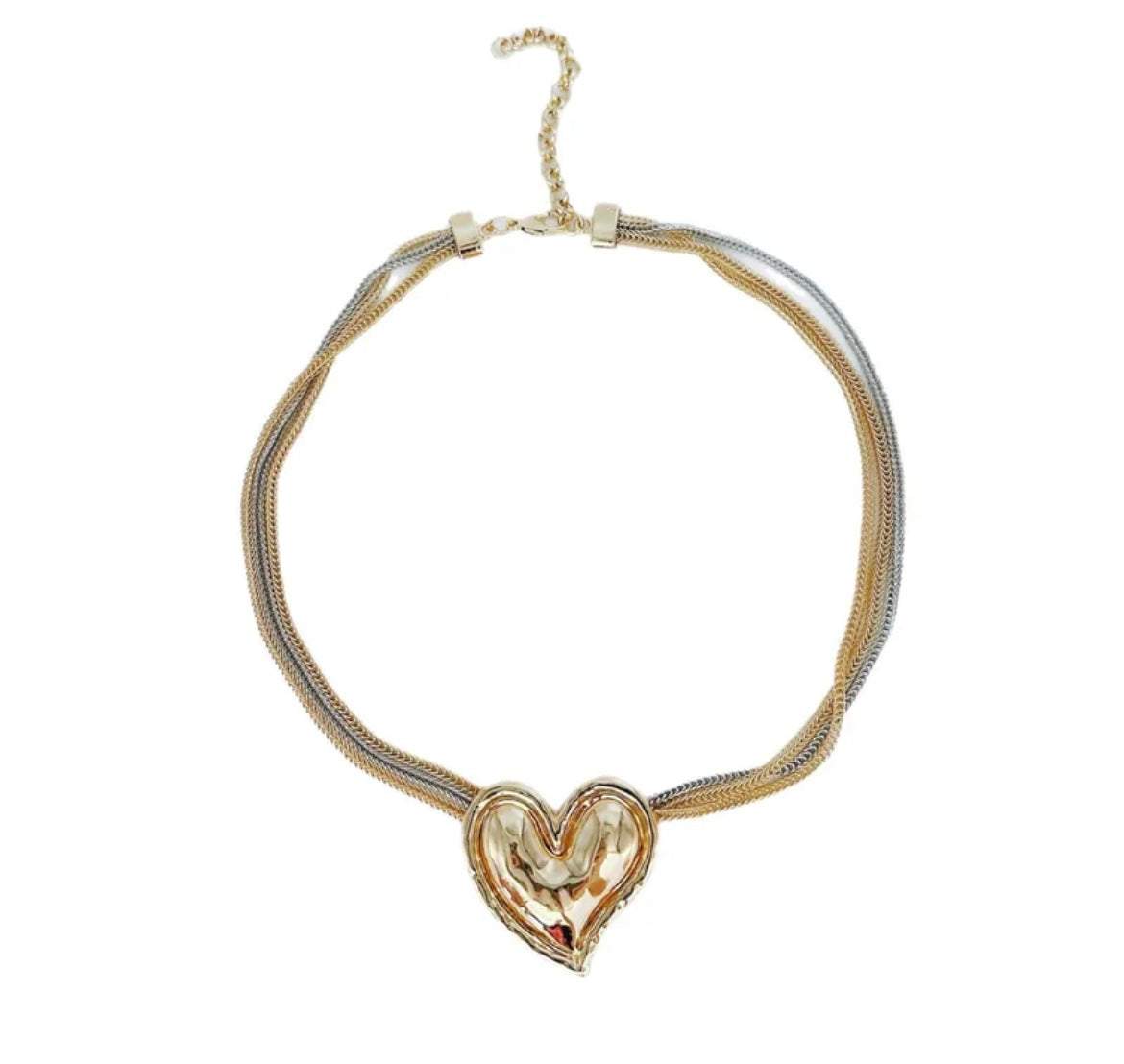 Collar Corazón DuoColor ✨