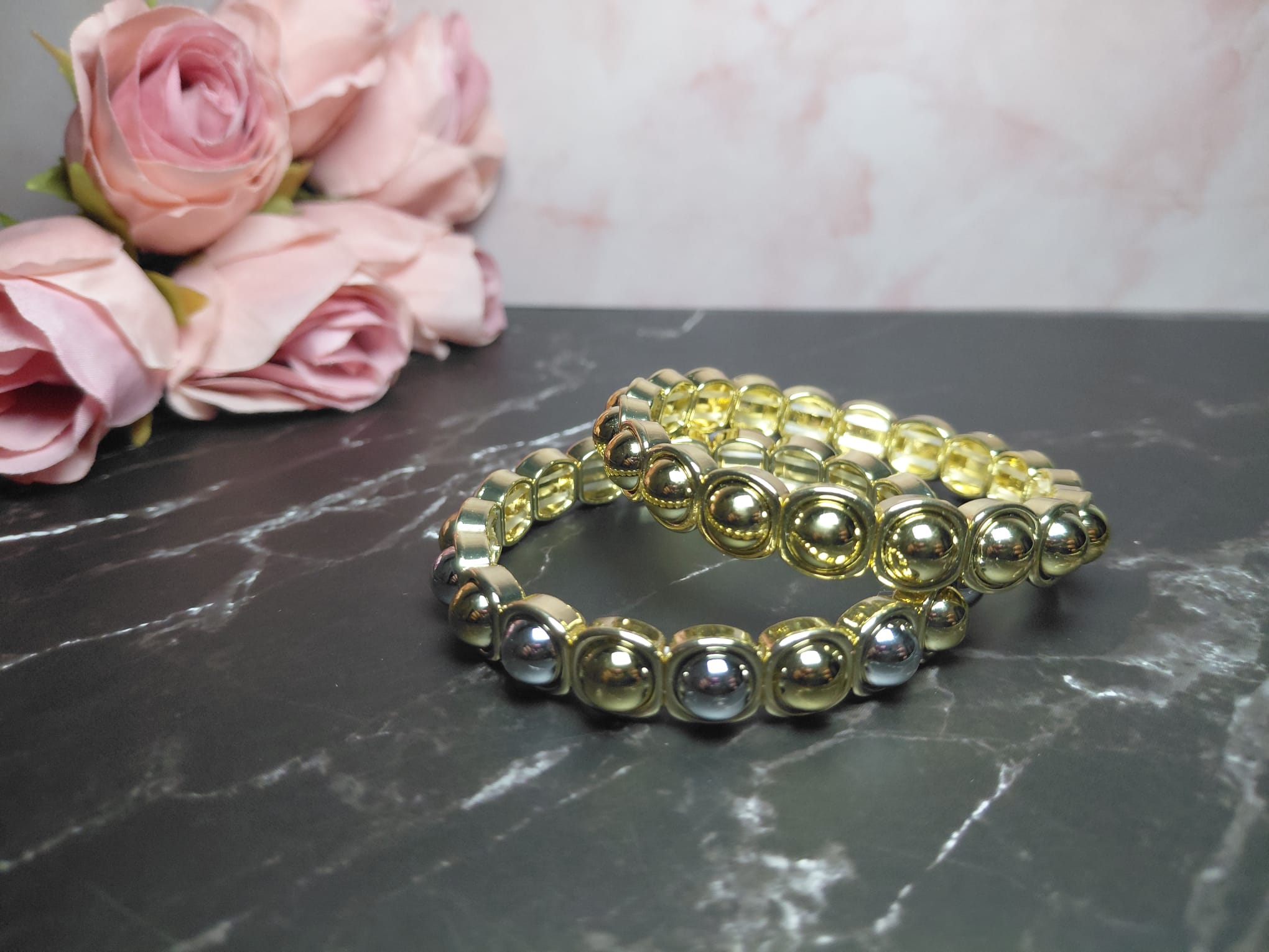 Set 2 brazaletes Esferas ✨