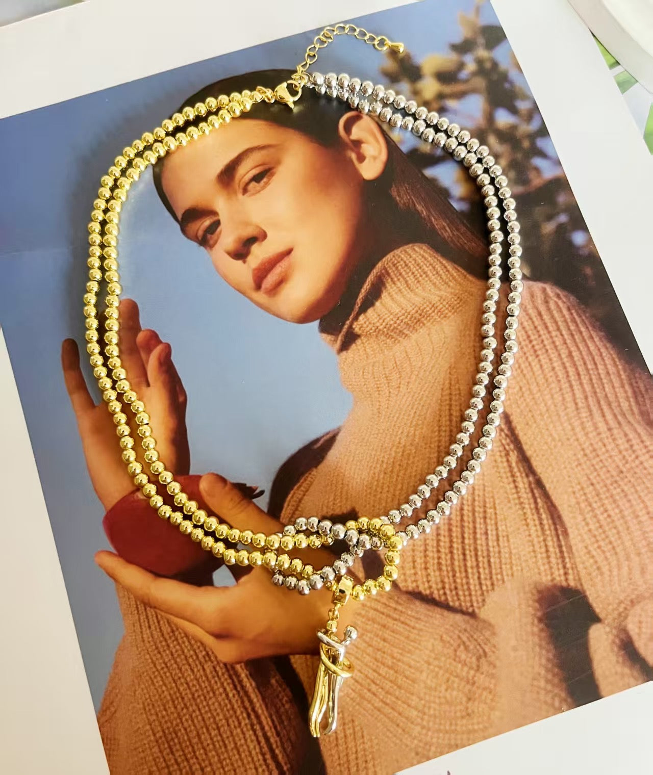 Collar Doble x100pre Juntos Amour ❤️
