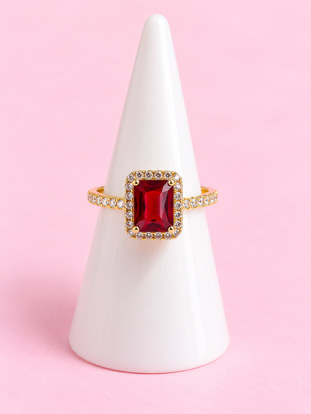 Anillo Piedra Roja