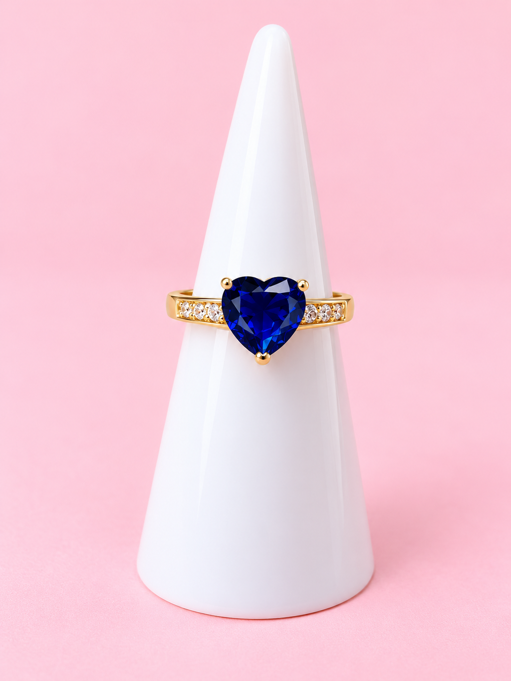 Anillo Corazón Azul
