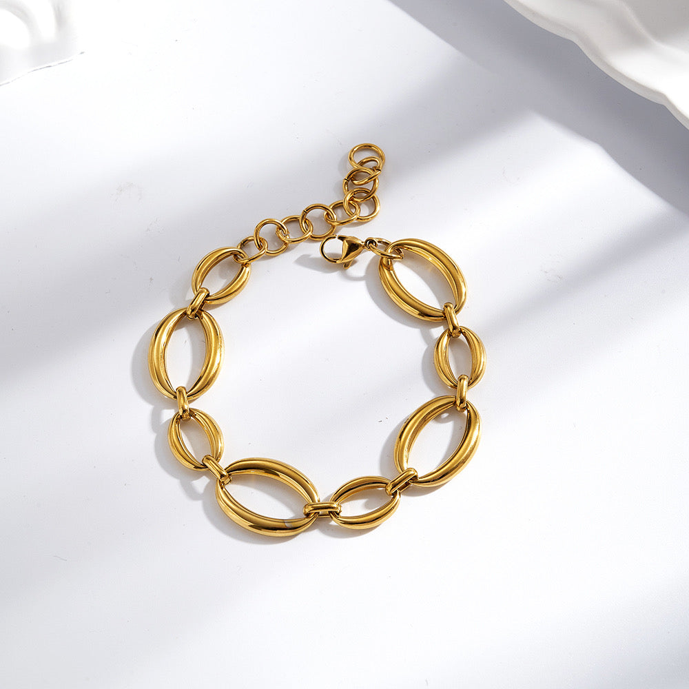 Set Collar y Brazalete Oval