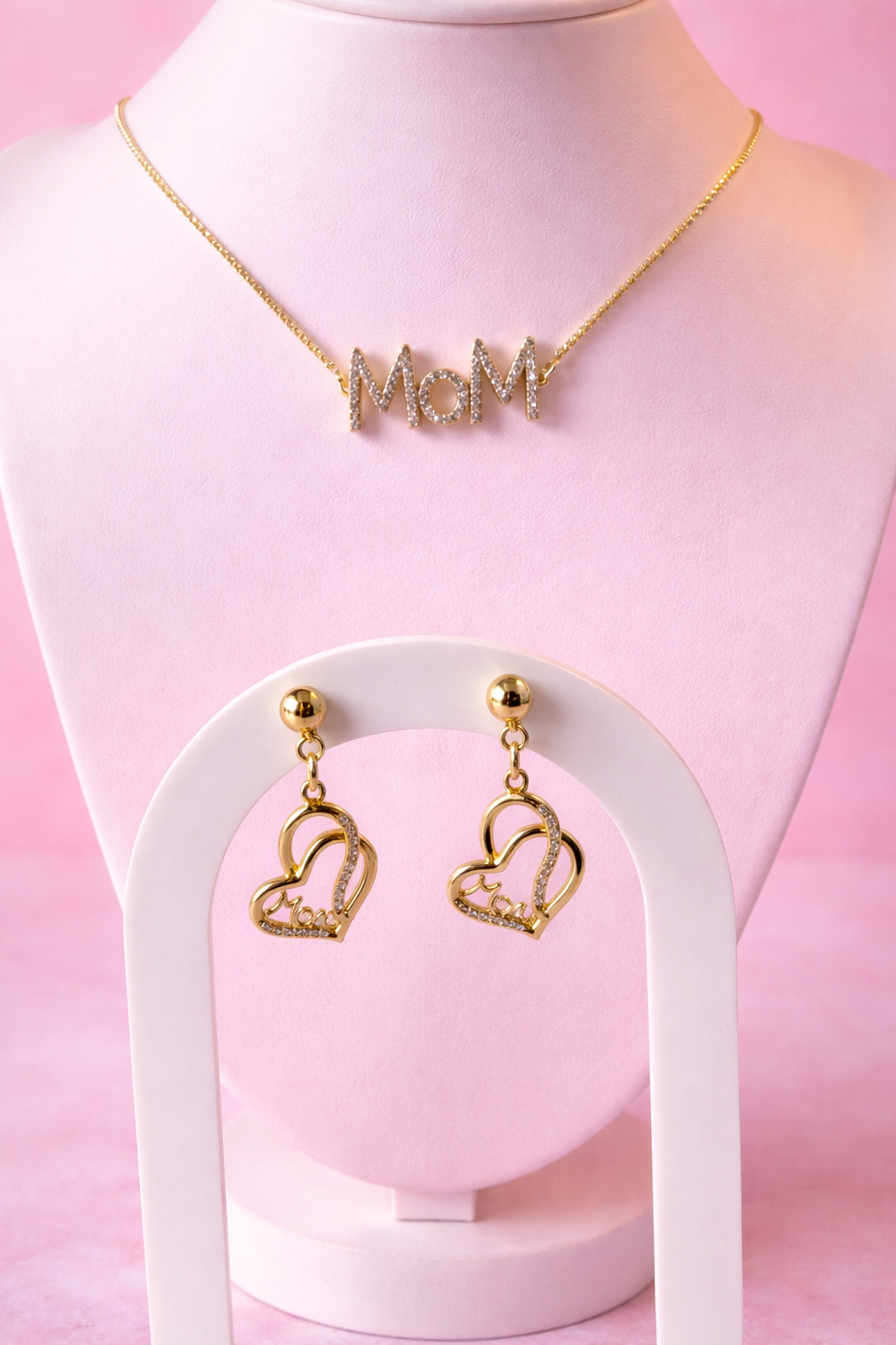 Set Collar y Aretes M❤️M