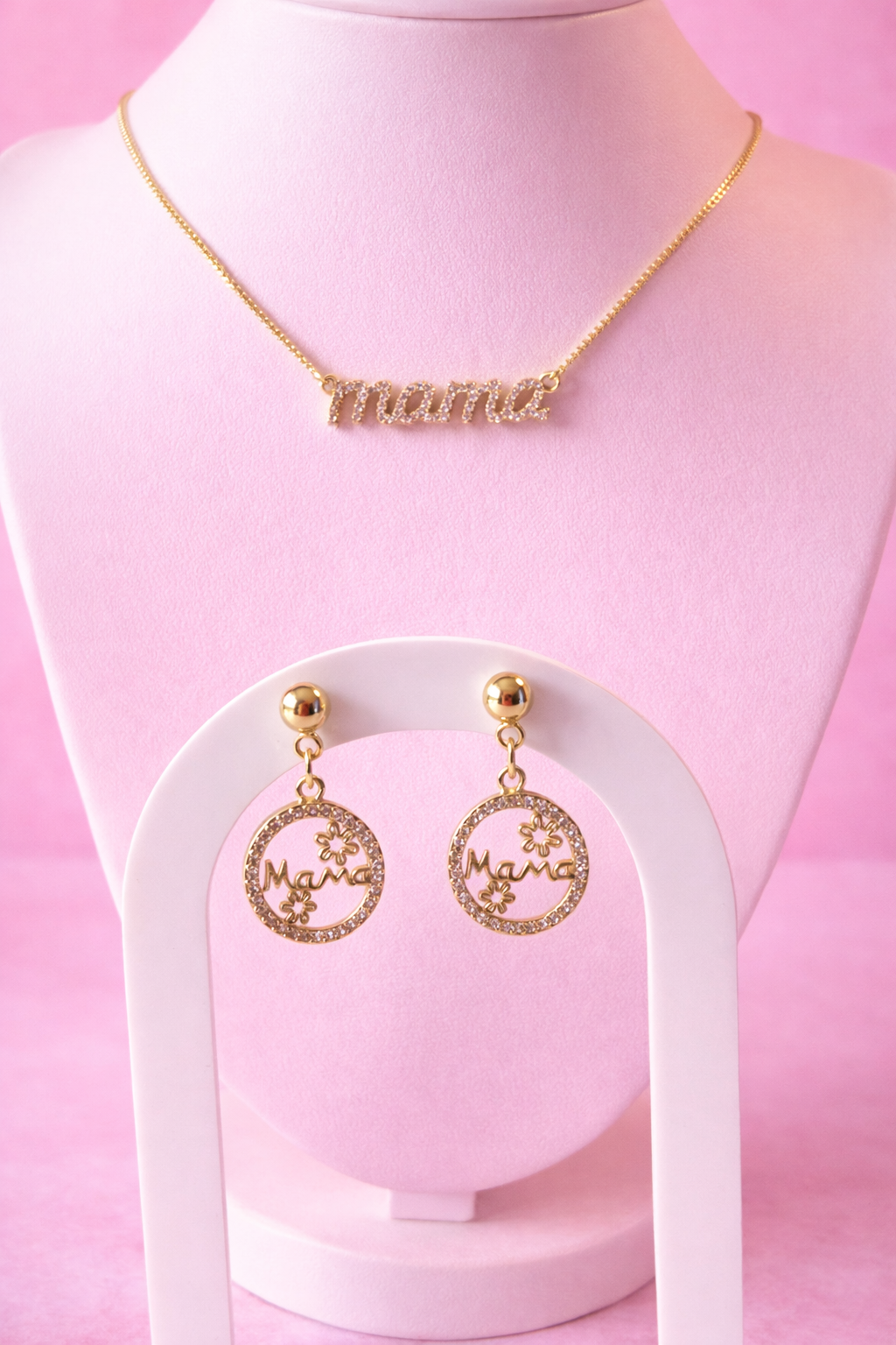 Set Collar y Aretes M❤️M
