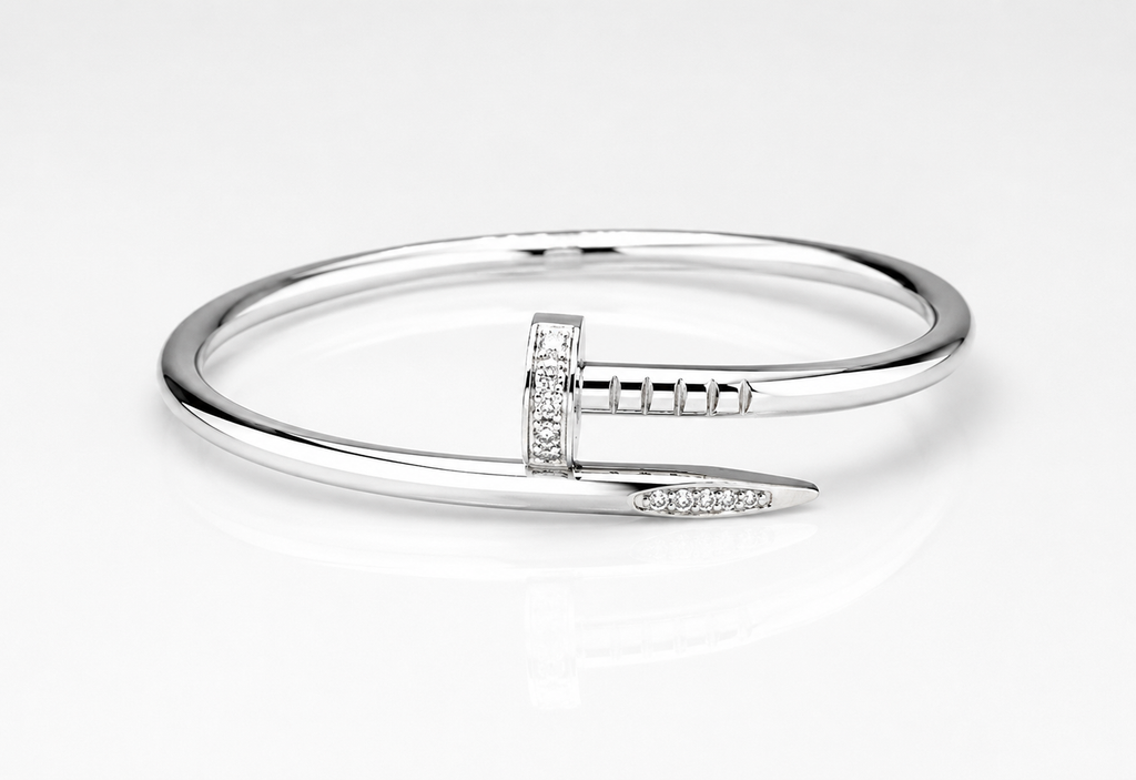 Brazalete Clavo Dorado Inspiración Cartier