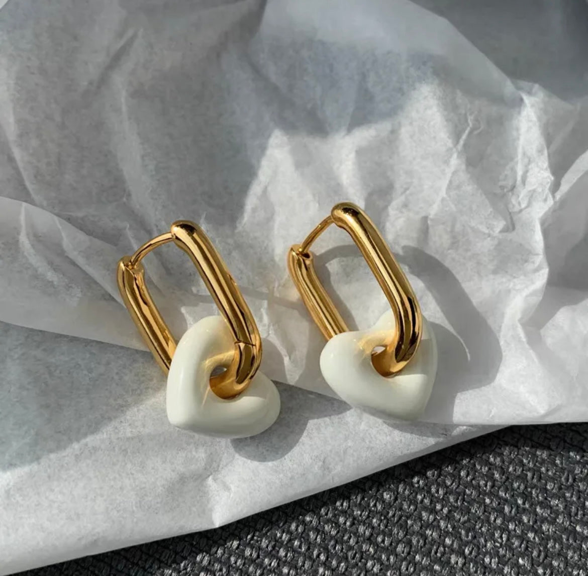 Aretes Retro Corazón